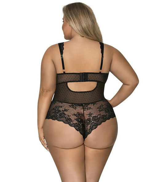 Balconette Teddy Black Lingerie